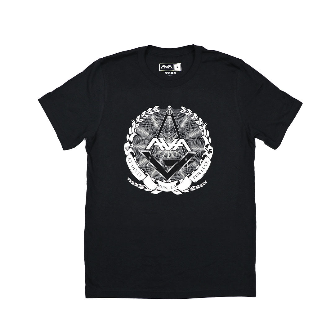 Crest Logo T-Shirt Vintage Black