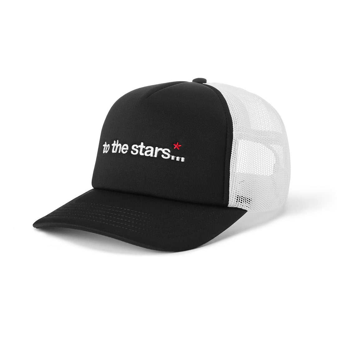 Ellipses Foam Trucker Hat Black