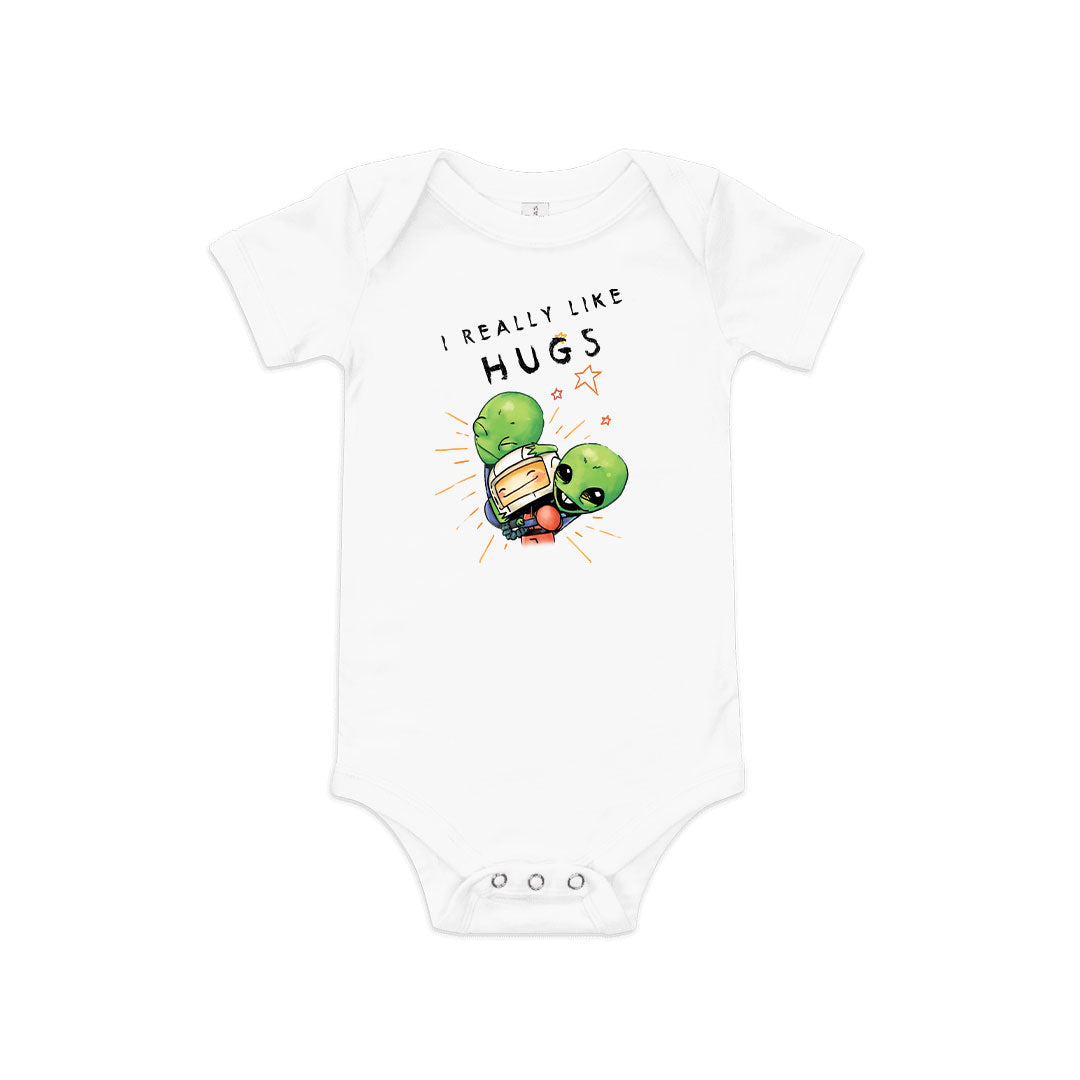 Hugs Onesie White