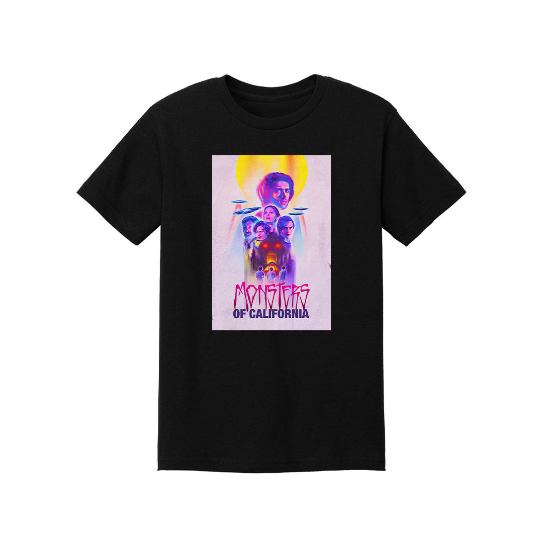 Monsters of CA Movie Poster T-Shirt Black