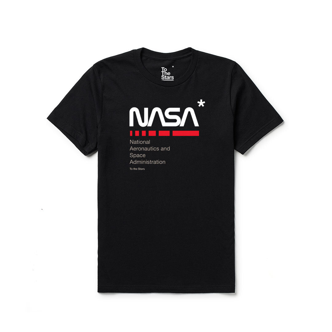 NASA 2.0 T-Shirt Solid Black Tri-Blend
