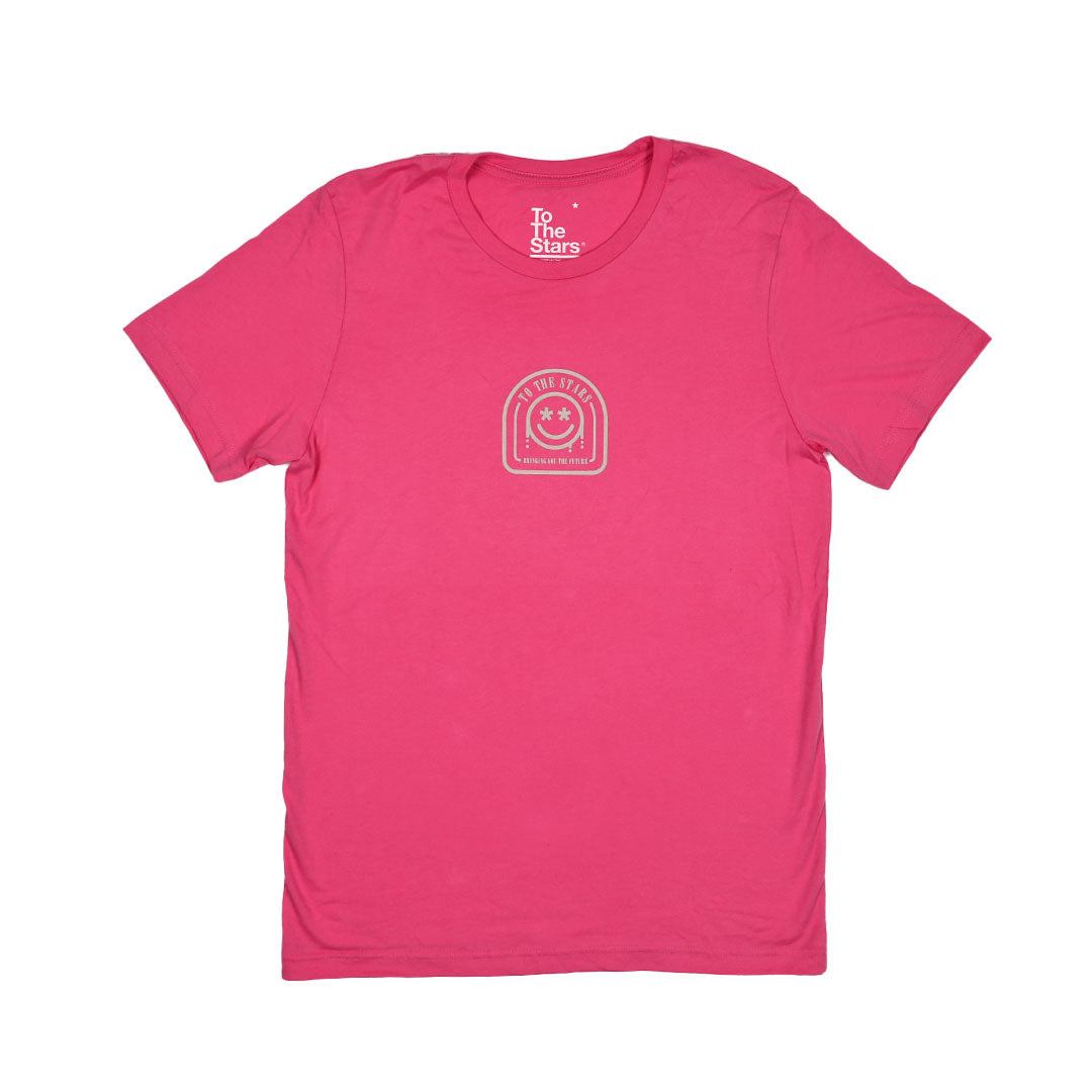 Smiley Center T-Shirt Charity Pink