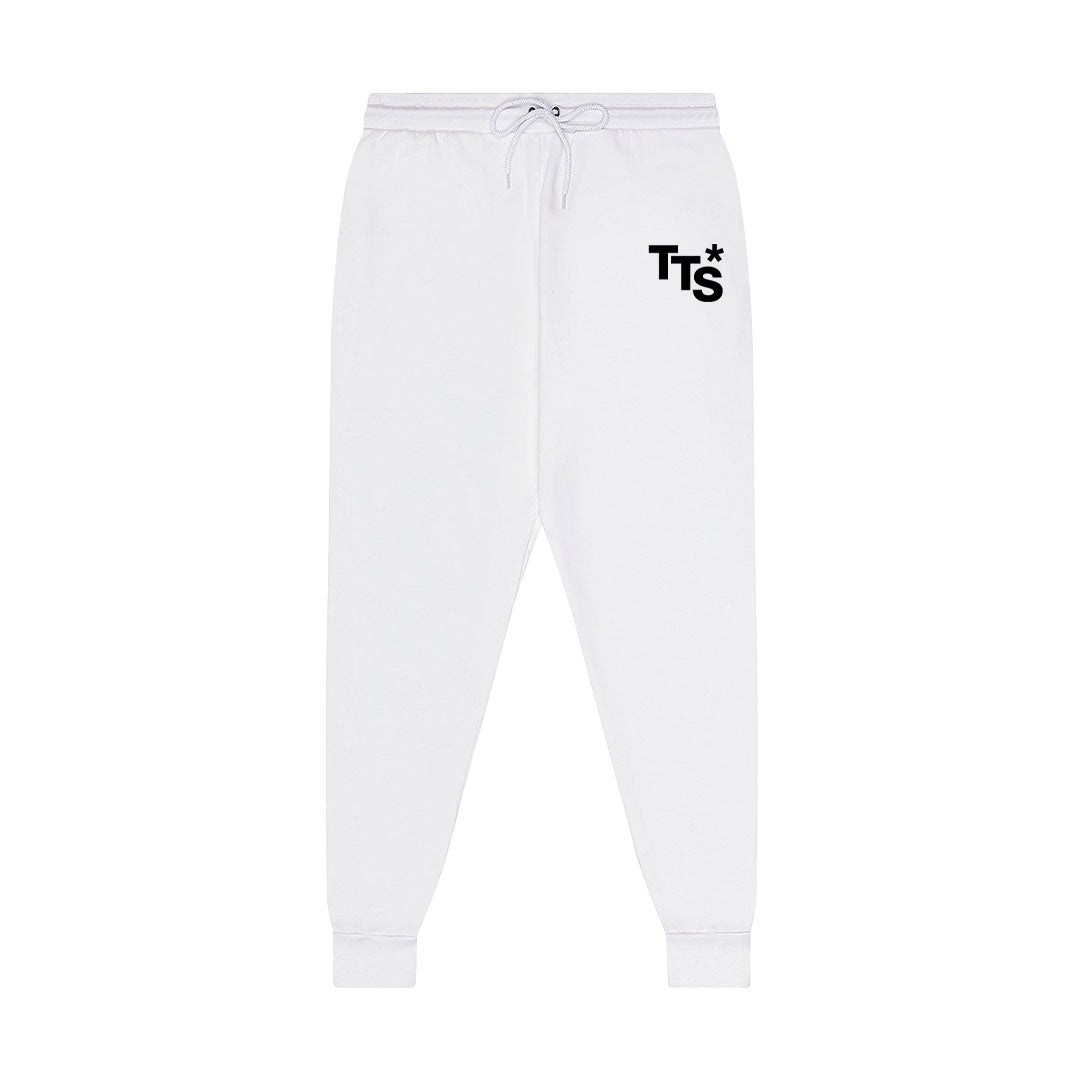 Staggered Joggers White