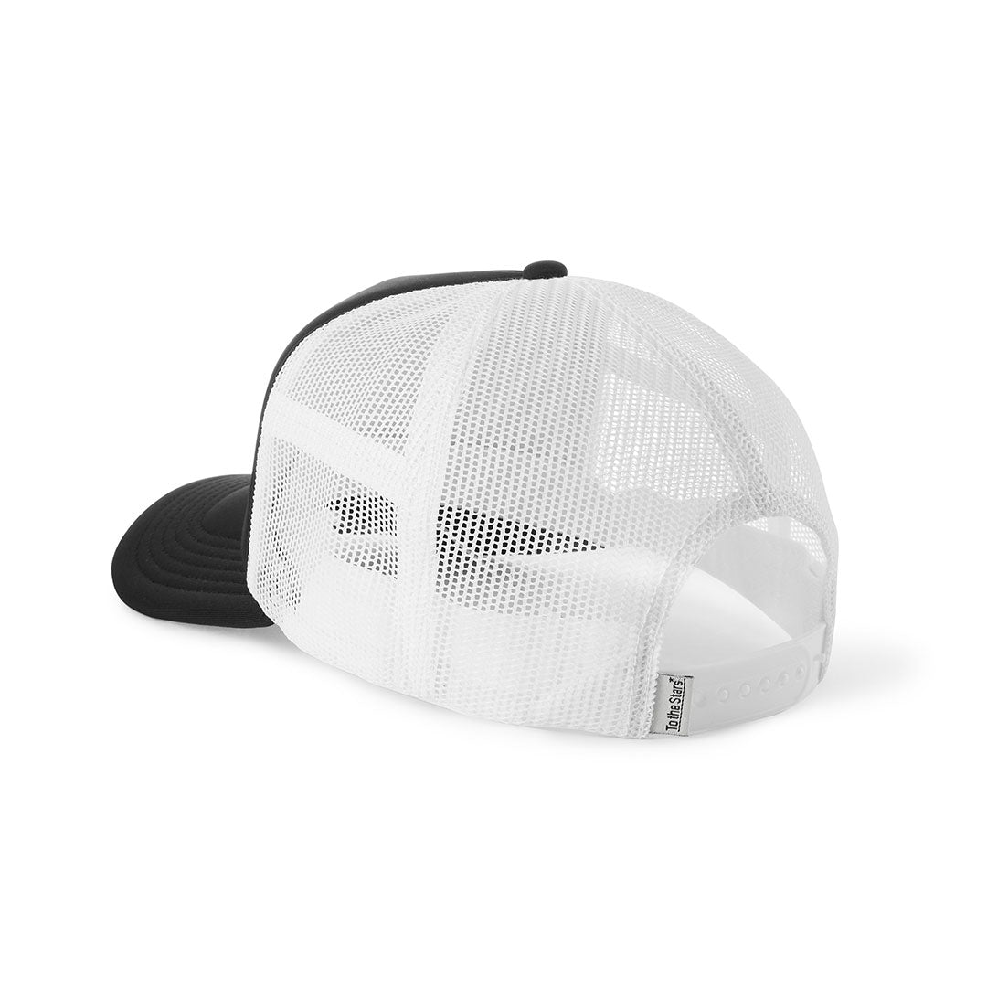 Street Sign Foam Trucker Hat Black