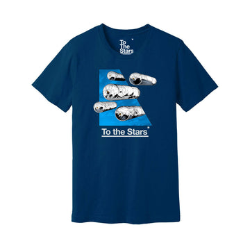 Tic Tac Comic by Thomas Tenney T-Shirt Cool Blue