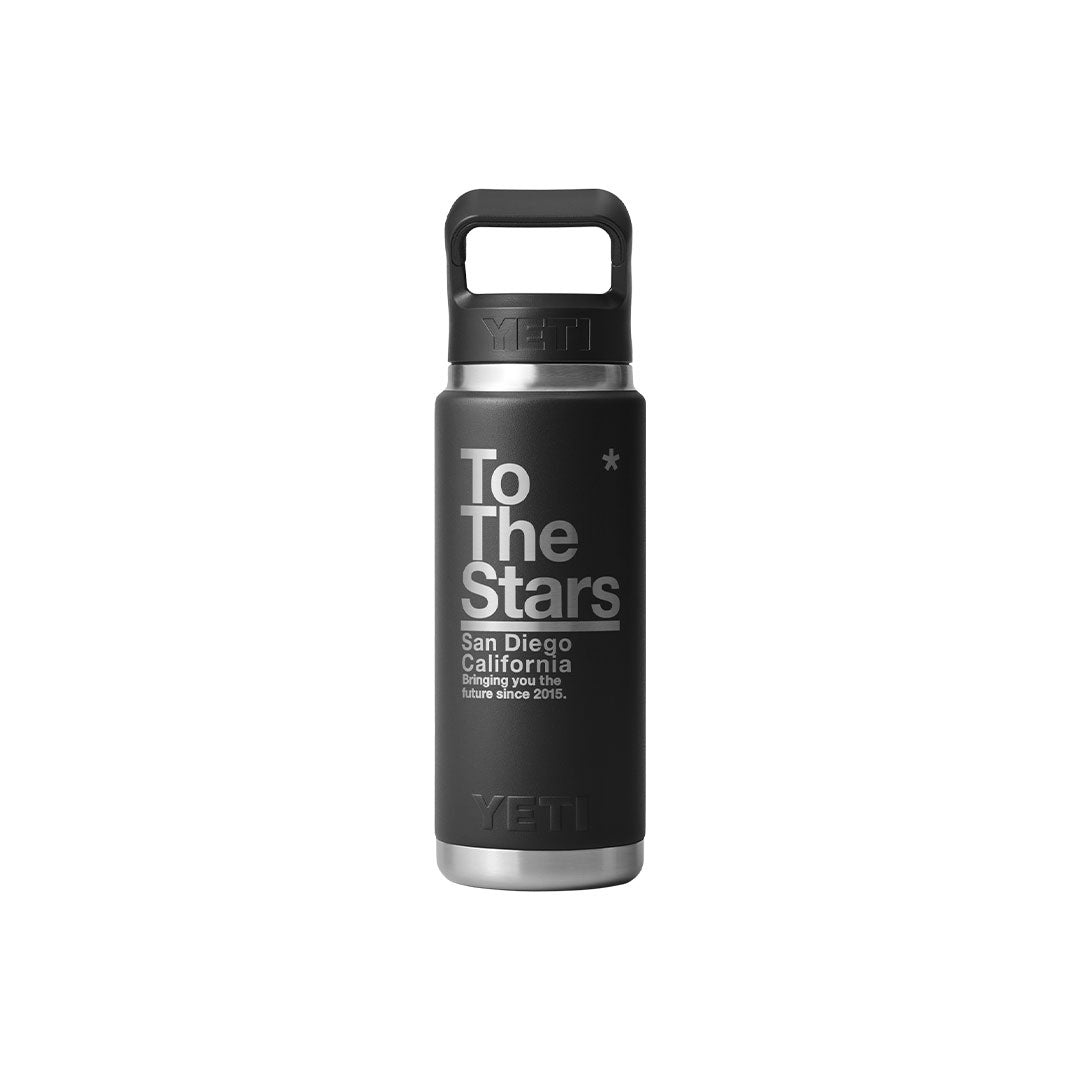TTS* x Yeti Package 26oz Rambler Bottle Straw Cap Black