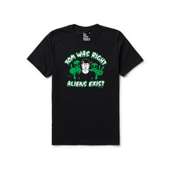 TWR Aliens Exist T-Shirt Black