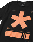 Asterisk Barcode T-Shirt Black