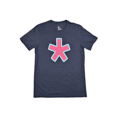 Asterisk Bold Outline T-Shirt Navy Heather