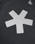 Asterisk Bold Metallic T-Shirt Black