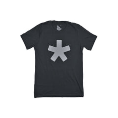 Asterisk Bold Metallic T-Shirt Black