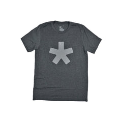 Asterisk Bold Metallic T-Shirt Dark Grey Heather