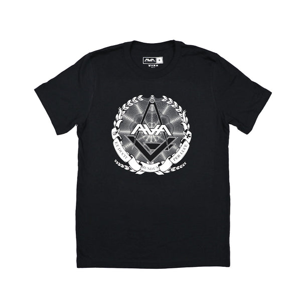 Crest Logo T-Shirt Vintage Black