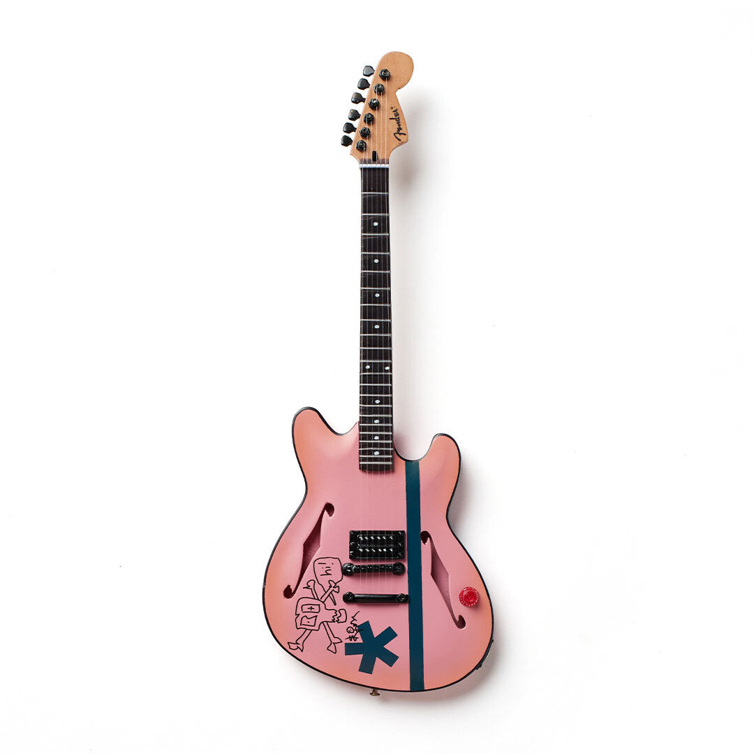 [PRE-ORDER] Ad Astra Ten Autographed Mini Guitar Friendly Bones Pink Edition