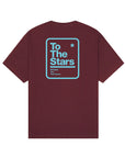 Fundamental Boxy T-Shirt Maroon