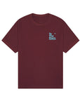 Fundamental Boxy T-Shirt Maroon