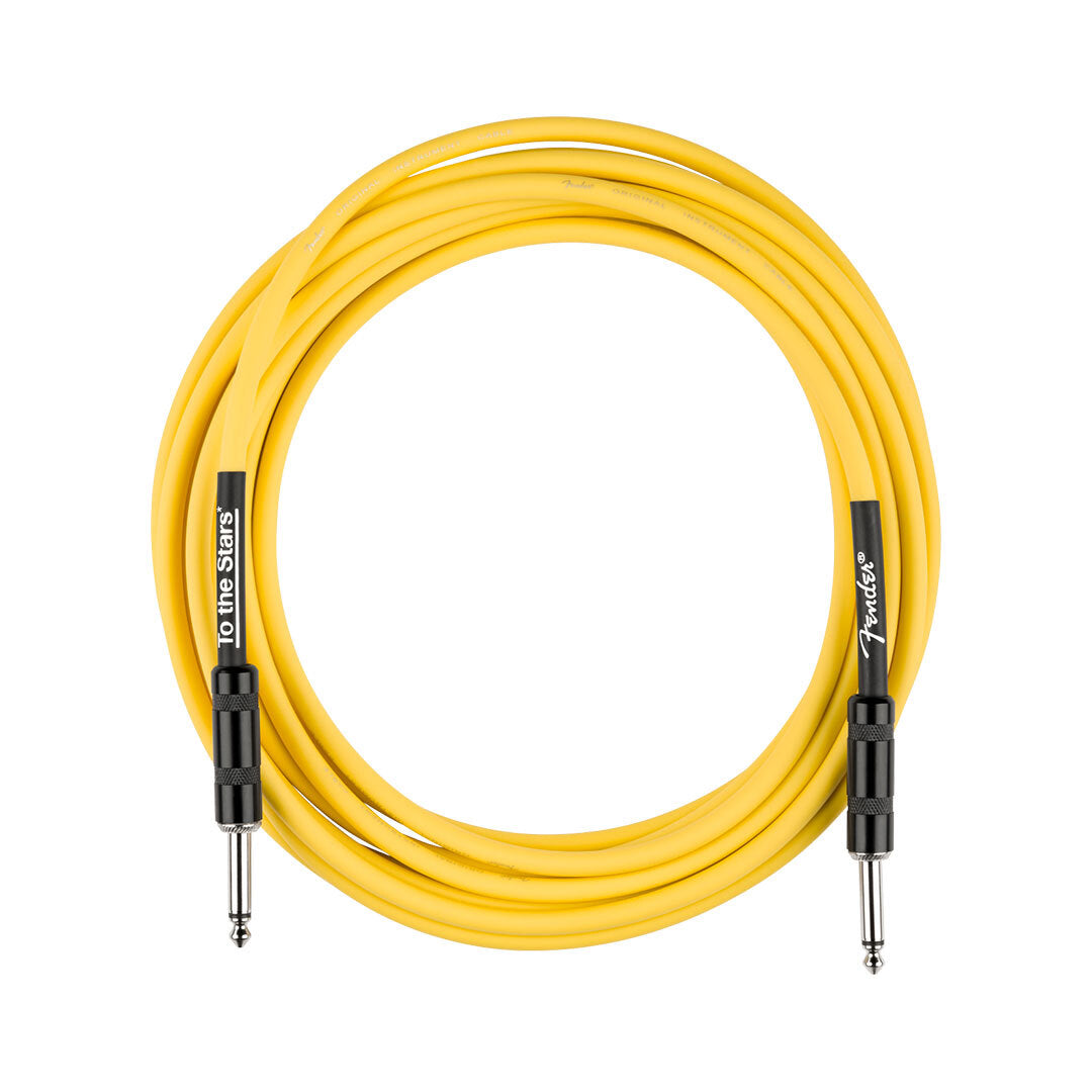 TTS* x Fender x Tom 10' To The Stars Instrument Cable Graffiti Yellow