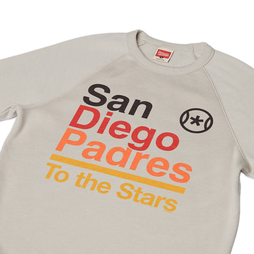 TTS* x Padres x Homage Classic Logo Crewneck Stone
