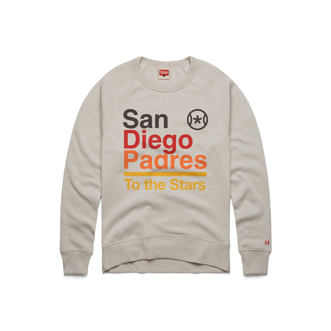 TTS* x Padres x Homage Classic Logo Crewneck Stone