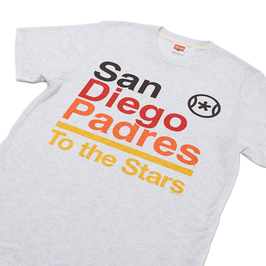 TTS* x Padres x Homage Classic Logo T-Shirt Ash