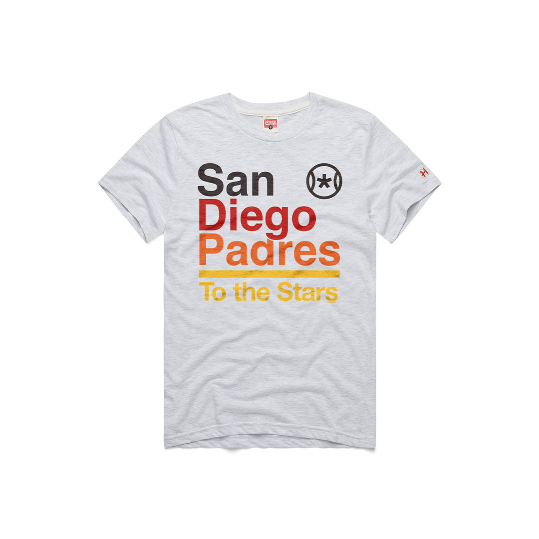 TTS* x Padres x Homage Classic Logo T-Shirt Ash