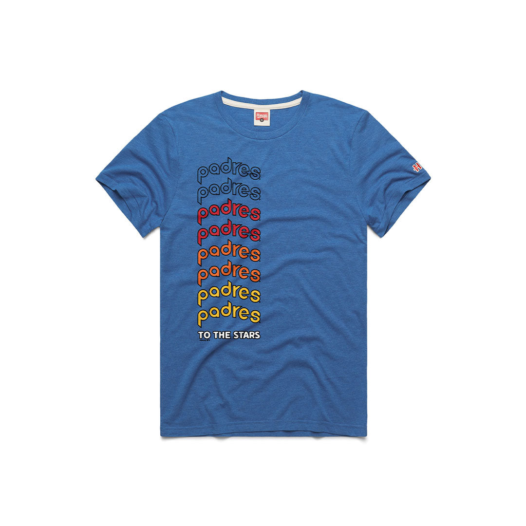 TTS* x Padres x Homage Repeat Retro T-Shirt Royal Blue