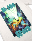 Laser Vision T-Shirt by Jay Beard Vintage White