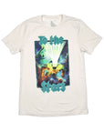 Laser Vision T-Shirt by Jay Beard Vintage White