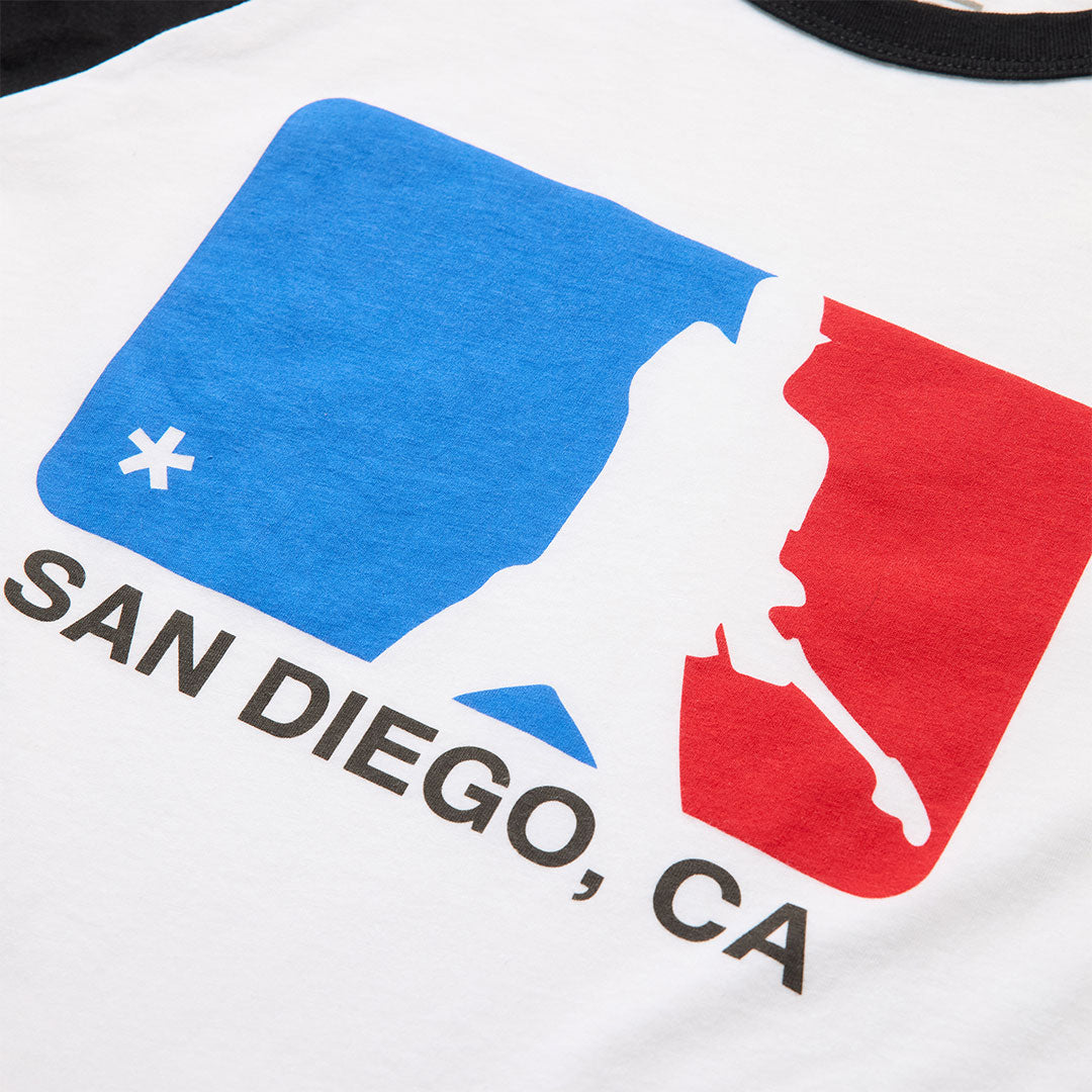 MVT Raglan White/Black