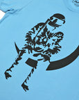 Moon Man T-Shirt Ocean Blue