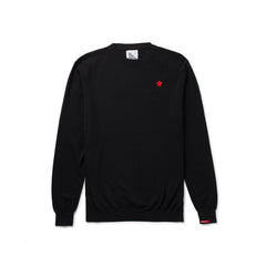 No Curfew Crewneck Sweater Black
