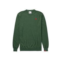 No Curfew Crewneck Sweater Green