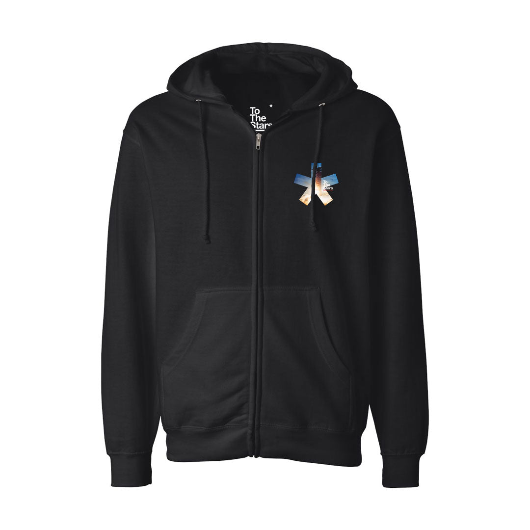 Package Saturn V Zip-Up Hoodie Black