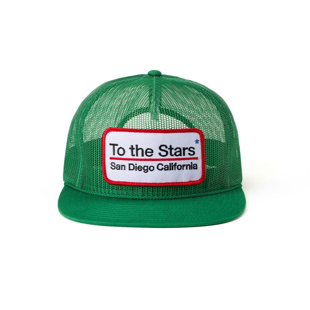 Machine Mesh Trucker Hat Green