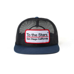 Machine Mesh Trucker Hat Blue