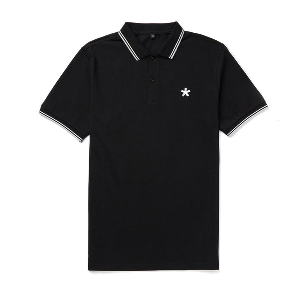 トップス trvo black hole polo Men's 19th Hole Drive Long Sleeve Golf Polo | Black UPF 50+
