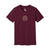 Smiley Center T-Shirt Maroon