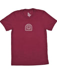 Smiley Center T-Shirt Maroon