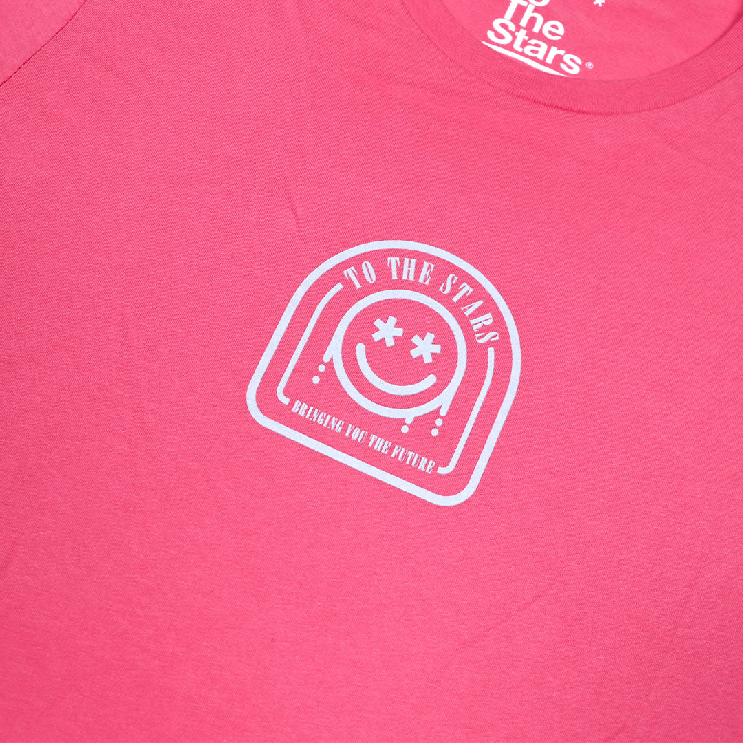 Smiley Center T-Shirt Charity Pink