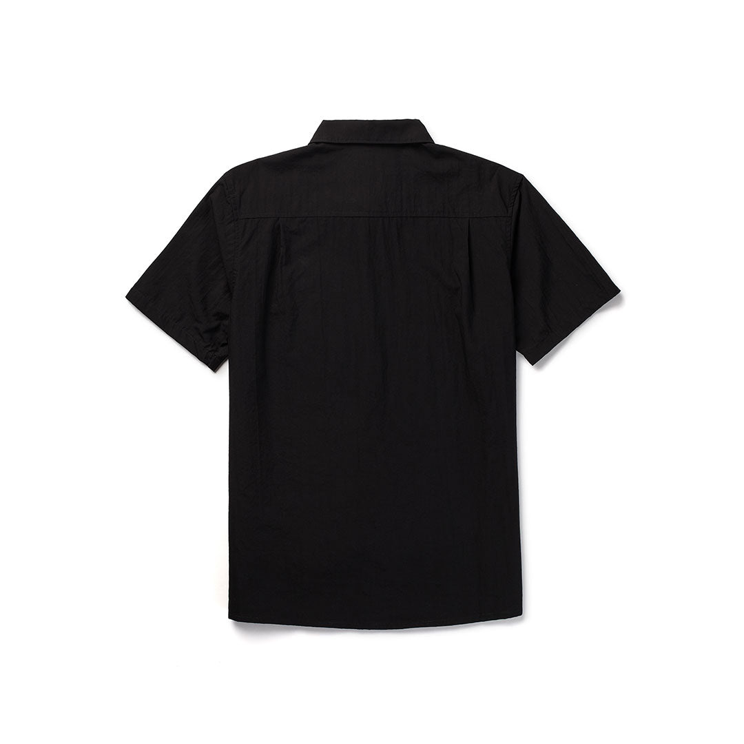 Static Button Up Shirt Black