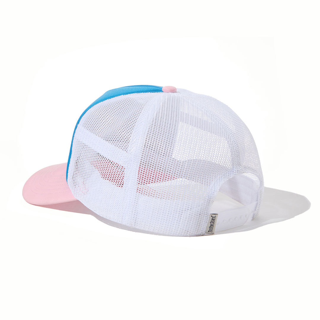 Street Sign Foam Trucker Hat Blue/Pink *pre-order*