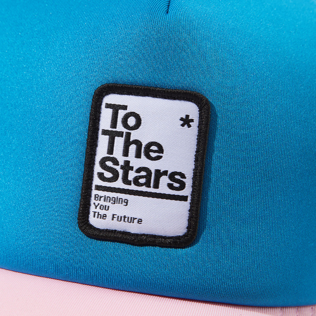 Street Sign Foam Trucker Hat Blue/Pink *pre-order*