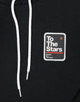 Street Sign Patch Pullover Hoodie Black