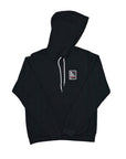 Street Sign Patch Pullover Hoodie Black