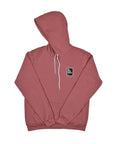 Street Sign Patch Pullover Hoodie Mauve