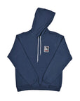 Street Sign Patch Pullover Hoodie Navy