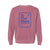 Street Sign Crewneck Pigment Maroon