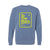 Street Sign Crewneck Pigment Slate Blue