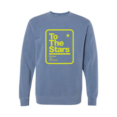 Street Sign Crewneck Pigment Slate Blue