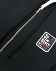 Street Sign Sherpa Zip-Up Hoodie Black